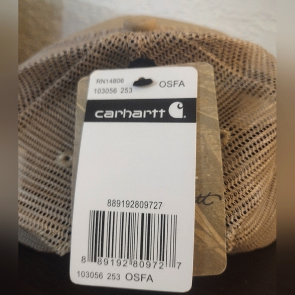 Carhartt Tan Mesh Back Cap - Picture 3 of 5